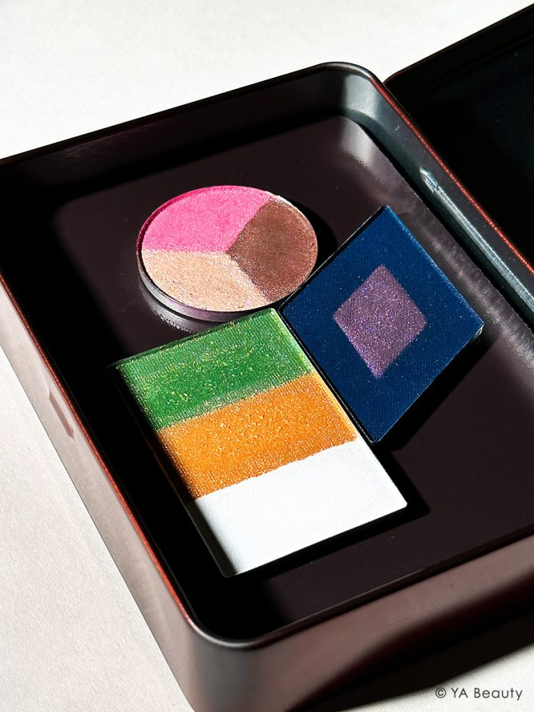 Pleasing by Harry Styles' Marco Ribeiro makeup collaboration Pressed Powder Pigment eyeshadow palette showing magnetic pan