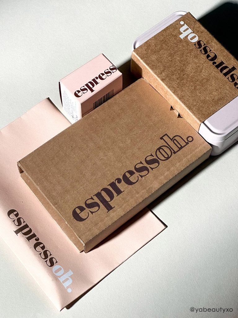 EspressOh beauty brand product eco packaging
