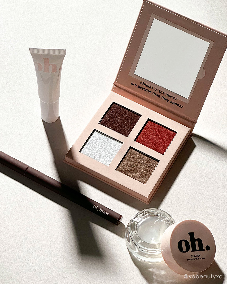 EspressOh Glassy Blush Review, Eyeshadow Palette Swatches, and